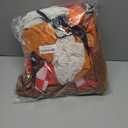 Thanksgiving Turkey Inflatables, Extra Large Blow Up Thanksgiving Turkey Wearing Pumpkins, Pre-lit Happy Thanks Giving Outdoor Inflatable Decorations