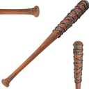 LALAPORT 36 Inch Walking Foam Bat with Barbed Wire for Replica, Costume, Cosplay, Halloween, LARP and Collection