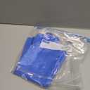 Pet Grooming Gloves, Dog Washing Gloves with High-Density Teeth, Heat Resistant Silicone Cat Hair Remover with Enhanced Five Finger Design, Bathing and Massaging for Dogs and Cats (Blue)