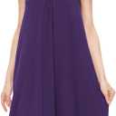 GYS Bamboo Viscose Sleeveless Nightgowns for Women Soft Full Slip Lounge Dress (M)