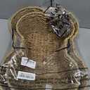 Maxcheck 2 Pcs Dog Toy Basket Bone Shaped Dog Toy Box Bin Handmade Wicker Bone Shaped Basket for Pet Storage Organizer, 2 Sizes 16. 1 x 12. 2 x 7. 1 Inch, 14. 2 x 10. 2 x 6. 3 Inch