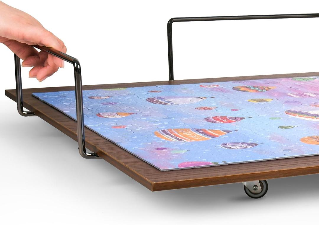 1000 Piece Puzzle Storage, Vertical Storage, Hold 45 Puzzles, 31"x24.3", Lightweight but Sturdy Puzzle Organizer, Gift for Mom & Grandma