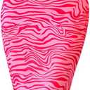 4 x PRETTYGARDEN Maxi Dresses for Women 2025 Summer Halter Leopard Print Backless Sexy Bodycon Cocktail Beach Long Dress (Pink, L)