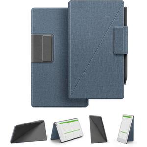 Ayotu Case for Remarkable Paper Pro Move 7.3" with Multi-Angle Stand, 1:1 Fit Smart Folio Cover with Auto Wake/Sleep | Textured Imitation Fabric Cover | Microfiber Lining | Strong(W-Dusty Blue)