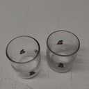 2 Pcs Cherry Icon Juice Glasses, 14oz Red Cherry Stemless Wine Drinking Juice Glass Cup for Birthday Wedding Party Supplies Gift