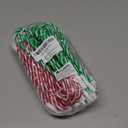 50pcs Christmas Candy Cane Pen, Snowman Umbrella Cane Ballpoint Pen Christmas Pens with Black Ink for Xmas Holiday Stationery Supplies Party Present, Green, Red