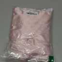 MakeMeChic Women's 2 Piece Valentines Pajamas Set Satin Silk Sexy Pjs Ruffle Cami Top and Pants Coquette Sleepwear (Large, Pink)