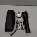 ULTRAFIRE Tactical Flashlight with Holster for Duty Belt, 1000 High Lumen Police Flashlight with Belt Holster, Rechargeable Law Enforcement Flashlight, 3 Modes Security Flashlights WF-501BX