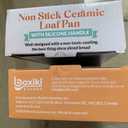 3 x Boxiki Kitchen Premium Ceramic Bread Loaf Pan - 11x5 Non-Stick Bread Pan, Ideal for Homemade Bread Loaf, Meatloaf pan Suitable for Baking Enthusiasts