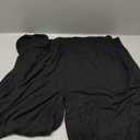 Stylzoo Plus Size Palazzo Pants Women Black 4X - Dress Pants Wide Leg Pull On Super Soft Comfortable Silky, 34" Tall