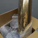 I00000 200 Pack Gold Plastic Cups, 9 Oz Elegant Clear Plastic Cups Gold Rimmed Disposable Wine Glasses Fancy Disposable Party Cup Wedding Cup Drinking Tumblers Cocktail Glasses Perfect for Party