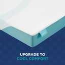 Tempur-Pedic TEMPUR-Adapt + Cooling 3-Inch Twin XL Mattress Topper Luxury Premium Foam, Washable Cover, Cooling Topper, White