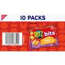 RITZ Bits Cheese Sandwich Crackers, Lunch Snacks, 10 Snack Packs (EXP 05/19/26)