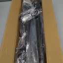 Black Long Curtain Rod Tension Shower Curtain Rods 30 to 120 inch Adjustable Spring Heavy Duty Rods for Bathroom Windows Outdoor No Drill No Slip Spliced and Telescopic Design