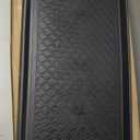 Ottomanson 15 x 30 Multi-Purpose Boot Tray - Waterproof Mat for Shoes, Pet Food, Litter Box, Painting & Planting - 1.2 Raised Edge for Spill Protection
