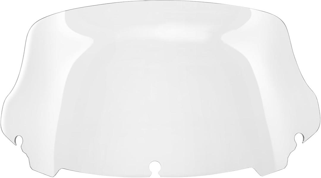 Benlari Windshield 10" Motorcycle Wave Windscreen 2014-2023 Fit for Harley Davidson Touring Street Glide Electra Glide Ultra Limited Tri Glide FLHT FLHX FLHTK FLHTC FLHTCU，Clear