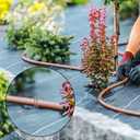 HongWay 240 Pack 6 Inch Landscape Staples, Garden Stakes Galvanized Tent Stakes Heavy Duty 11 Gauge SOD Landscaping Fabric Pins Yard Ground Lawn Staples for Plant Cover, Turf, Fence, Grass Decoration