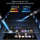 REEVAA 2025 Tesla Model X/S Screen Protector [No Glare & Fingerprint], 9H Tempered Glass Fit for Model X/S 2021-2025, Front/Rear Screen with Alignment Kit Accessories, Matte