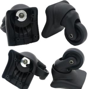 Zoofen Replacement Luggage Wheel Repair Suitcase Bag Parts Spinner Wheels Casters for Travel Customs Box W044 (A Set 4PCS)