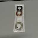 4 Pack Soft TPU Case for Apple Watch Case 46mm 42mm 40mm 44mm 41mm 45mm Series 10 9 8 7 6 5 4 SE/2 Generation Women Men,Ultra Thin Protective Bumper Case Face Cover for iWatch Cover Accessories (01-Clear/Silver/Rose Gold/Rose Pink)