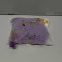 Sexy Open Front V Neck Ruffle Sheer Mesh Lace Wireless Babydoll Lingerie Dress with Thong 2 Piece (4X-Large, Dark Purple)