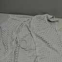 Saodimallsu Womens Tie Crochet Shrug Short Sleeve Open Front Lightweight Knit Cropped Cardigan Sweaters Cover Up (Grey, Medium)