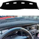 Black Dashboard Cover Dash Cover Mat Compatible with 2002-2005 Dodge Ram 1500,2003-2005 2500/3500(Ram 02-05)