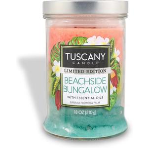 Tuscany Candle Beachside Bungalow: Banana Scented Summer Candle, 18 oz