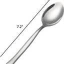 12-Piece Dessert Spoons, Stainless Steel Small Spoon