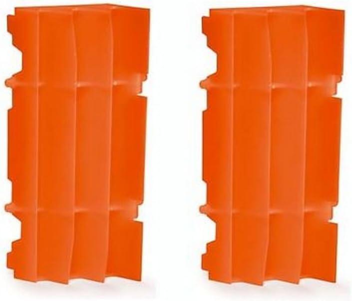 NEW KTM RADIATOR PROTECTION PLASTIC COVERS ORANGE SX XC SXF 2X 7733503400004
