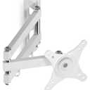 Suptek TV Wall Mount Swivel Tilt Rotation Full Motion Adjustable Articulating for Most 15-32 inch LED, LCD Monitor Wall Mount VESA 75,100, White (MA2720W)