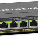 NETGEAR 8 Port PoE Gigabit Ethernet Easy Smart Managed Essentials Switch (GS308EP) - with 8 x PoE+ @ 62W, Desktop or Wall Mount (Plus)
