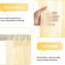 10x10ft Champagne Tulle Backdrop Curtains with Lights String for Parties,Wrinkle Free Sheer Curtain Wedding Photo Backdop Drapes for Baby Shower Birthday Party Photography Home Decorations