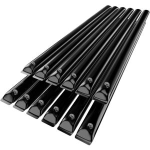 0.7mm Thicker Black Winter Water Tube for Swimming Pool Covers, 12 Pack 10 FT Water Weight Bags for Pool Side, 3-Layer Composite Material