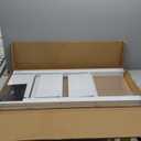 GameGem 3 Step Ladder, Aluminum Folding Step Stool with Anti-Slip Sturdy and Wide Pedal, Lightweight Portable Stepladder for Home and Kitchen Use Space Saving, Cream White, 330 lbs