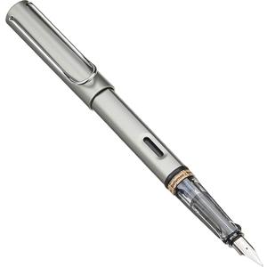 Lamy AL-Star Fountain Pen (26M) Graphite & 5 Black Ink Cartridges