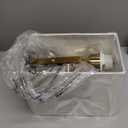 Plug in Wall Sconce, Bedside Wall lamp with Plug and dimmable Switch, with USB Charging Port and Socket, Suitable for Hotel, Corridor, Living Room and Bedroom Wall Light (Golden)