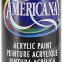 DecoArt DA067-9 Americana Acrlics, 8-Ounce, Lamp (Ebony) Black