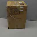 MyGift Clear Cloche Glass Dome,9 Inch Display Bell Jar with Top Handle and Rustic Brown Solid Wood Base