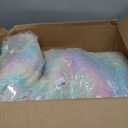 6x9 Rainbow Shaggy Kids Unicorn Rug for Girls Bedroom, Fluffy Fuzzy Soft Plush Pastel Large Area Rugs for Living Room,Washable Non Slip Nursery Boys Dorm Room Carpets