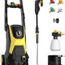 Pressure Washer - 4800PSI 3.2GPM Max Electric Power Washer with 20FT Hose and 35FT Cord, 500ML Foam Cannon 4 Nozzles Power Washer Electric Powered for Car, Driveway, Patio