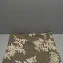 Yangest Neutral Leaf Pillow Cover 20 x 20 Inches, Vintage Chenille Square Throw Pillow Cover Soft Leaves Nature Accent Couch Pillow Cover for Living Room Bedroom, Beige