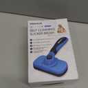Swihauk Self Cleaning Slicker Brush - Skin Friendly Deshedding Grooming Tool for Dogs & Cats, Suitable for Shedding & Haired Pets, with Pet Supplies Accessories, Blue