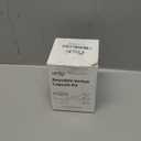 Nessus Vertuo Reusable Pods Kit, 50 Pcs [ALSeal EZ FIT] Aluminum Foil Seals for Nespresso Capsules Vertuoline, Holder and Brush, Fits for Refillable Vertuo Pods(Pods Not Included)