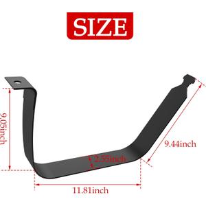 1PC Fuel Tank Straps Black Gas Tank Straps Gas Tank Strap Be Applicable Cadillac / Chevrolet / GMC Models