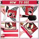 Rock Party Decorations - Guitar Themed Banner, Spiral Cards, and Honeycomb Ornaments - Perfect for Karaoke, Birthday, and Rock and Roll Parties