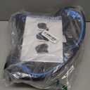 Oversized Bike Seat for Men & Women Comfort, Extra Wide Bicycle Seat Cushion, Comfortable Wing Padded, Large Replacement Saddle for Peloton, Stationary Exercise Bike, Ebike, Cruiser, City Bike (Blue)