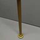 Heavy Duty Curtain Rods for Windows 28 to 48 Inches, 1 Inch Gold Curtain Rod for Bedroom, Living Room, Patio, Kitchen, Adjustable Curtains Rods with Classic Finials, Gold Finishing