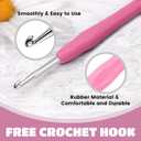 3 Pack Beginners Crochet Kit - Chocolate Brown, Grey, Caramel Yarn for Crocheting & Knitting, Easy-to-See Stitches, Chunky Thick Bulky Cotton Soft Yarn (3x50g)