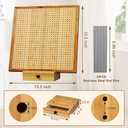 OCPO HOME 15.5" Foldable Crochet Blocking Board with Storage Drawer & Pegs